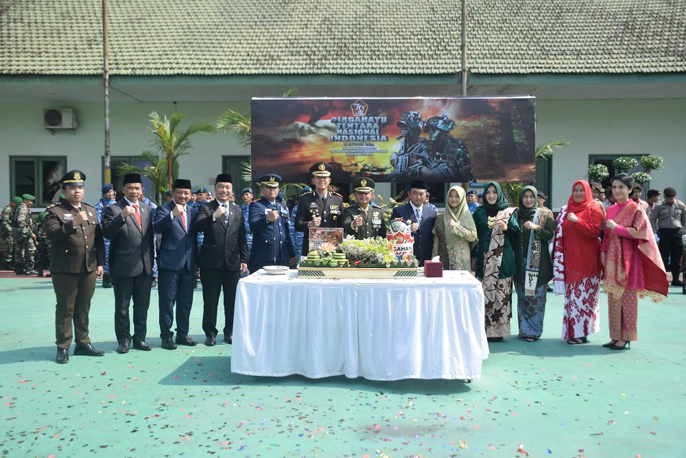 Kodim 0814 Gelar Peringatan HUT Ke-79 TNI, Dihadiri Pj Bupati Jombang