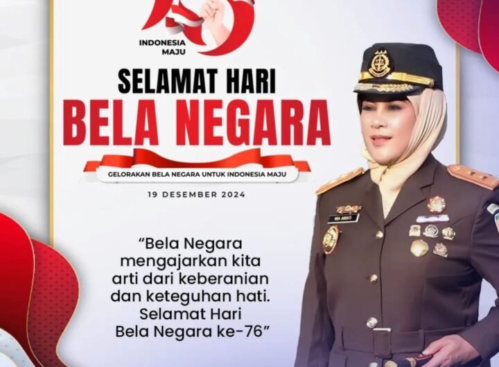 Hari Bela Negara ke 76, Kajati Jatim Mia Amiati : Rela Berkorban Untuk Bangsa dan Negara