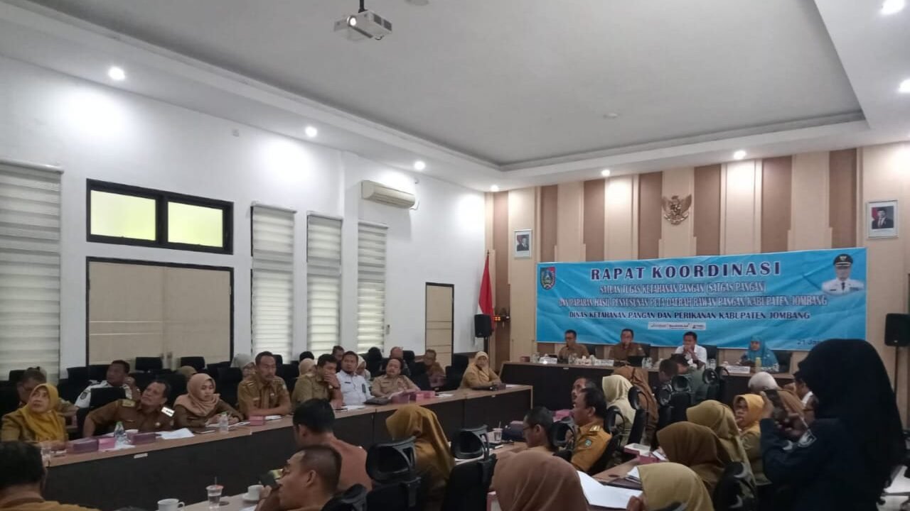 Rapat Koordinasi Satgas Pangan Kabupaten Jombang: Strategi Ketahanan dan Kemandirian Pangan