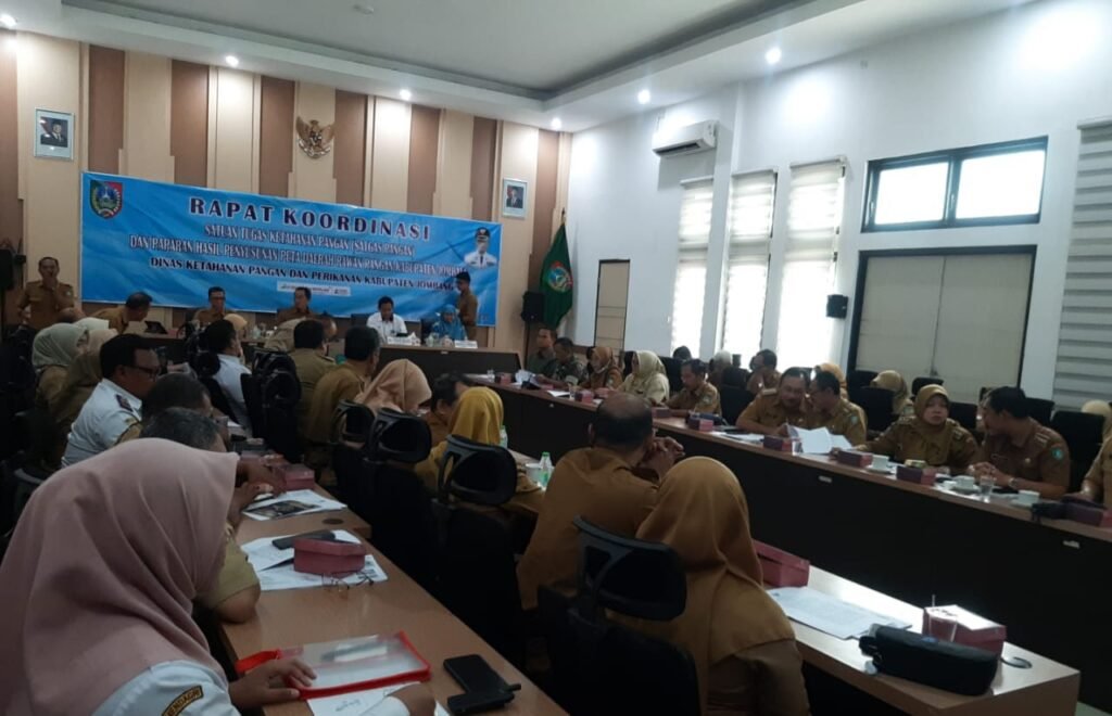 Rapat Koordinasi Satgas Pangan Kabupaten Jombang: Strategi Ketahanan dan Kemandirian Pangan
