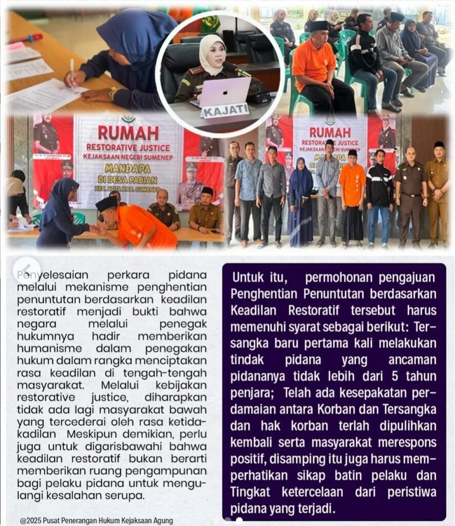 Kejati Jatim Terapkan Keadilan Restoratif dalam 11 Kasus