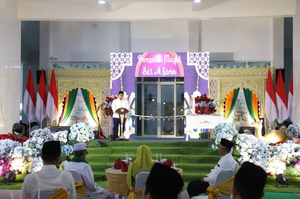 Gubernur Khofifah Resmikan Masjid Ba'i Al Karim di Jombang. /jombangkab.go.id