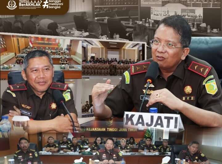 Kajati Jatim Gelar Pertemuan Virtual Perdana dengan Seluruh Kajari