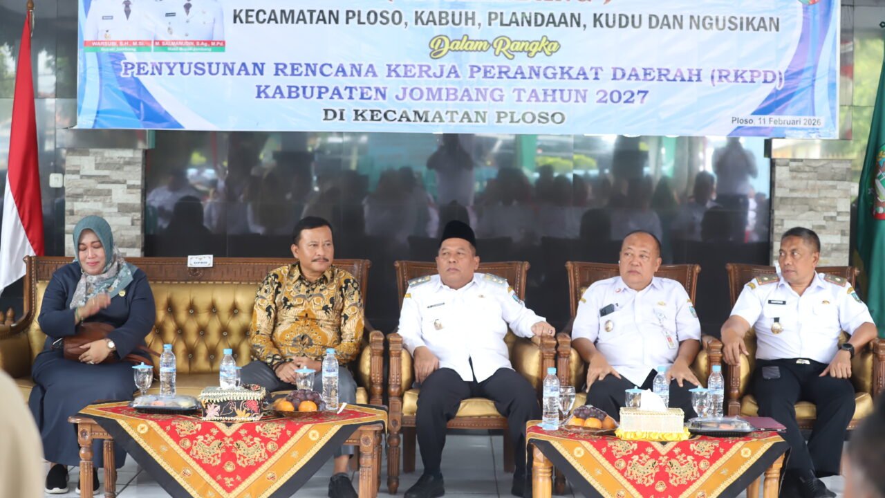 Musrenbang RKPD 2027 Utara Brantas Digelar di Ploso, Pemkab Jombang Fokus Integrasi Industri dan Sektor Primer
