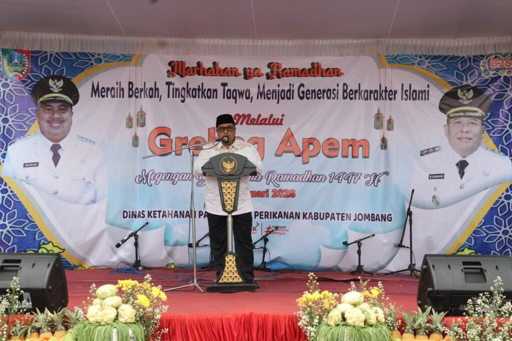 Ribuan Warga Padati Alun-Alun, Grebeg Apem Jombang 2026 Semarak Sambut Ramadhan 1447 H