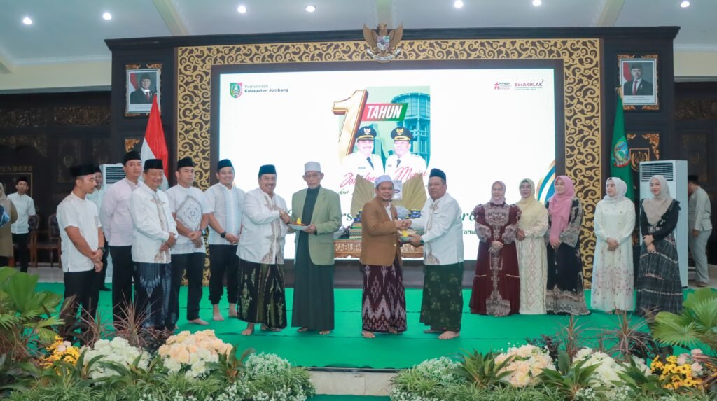 Satu Tahun Kepemimpinan, Warsubi–Salmanudin Gelar Doa dan Tasyakuran di Pendopo Jombang