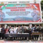 Jelang Ramadan 1447 H, Ribuan Botol Miras Dimusnahkan di Mapolres Jombang