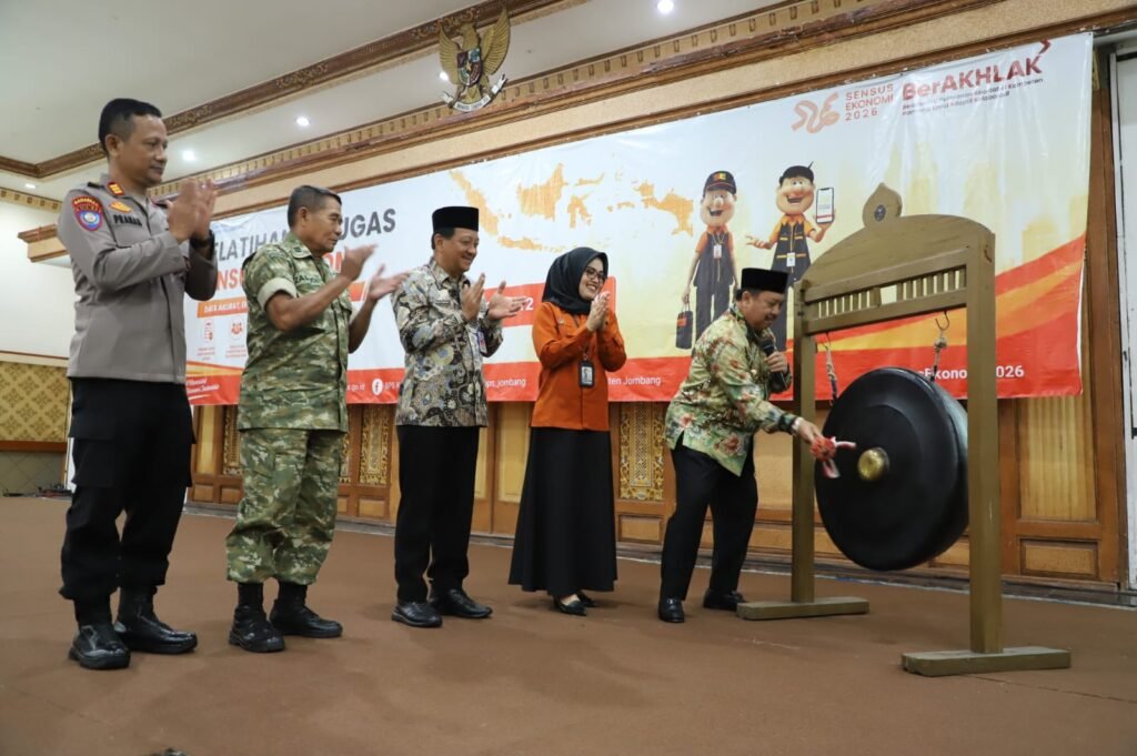 Bupati Warsubi Buka Pelatihan 1.217 Petugas Sensus Ekonomi 2026, Siapkan Data Akurat untuk Masa Depan Jombang