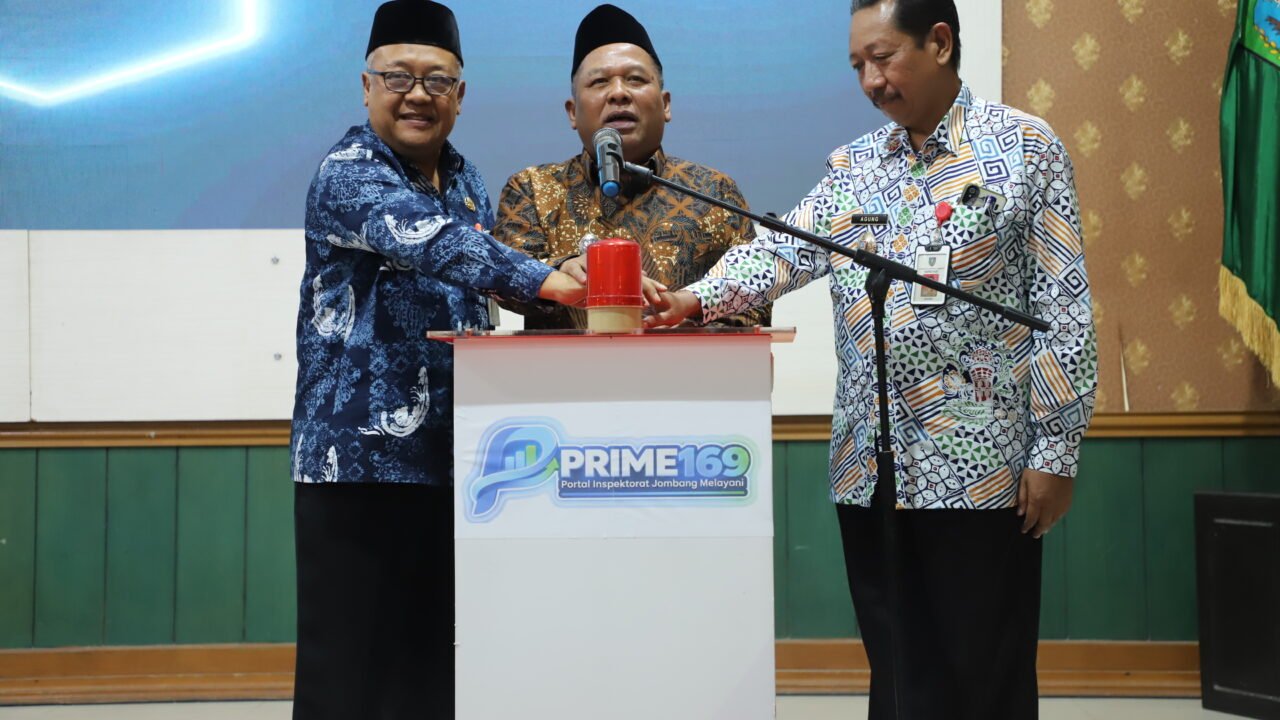 PRIME 169 Resmi Diluncurkan, Pemkab Jombang Perkuat Pengawasan Pemerintahan Berbasis Digital