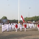 Formasi Bintang Warnai HUT ke-81 RI di Jombang, Paskibraka Kibarkan Merah Putih dengan Khidmat