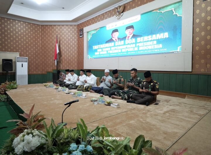 Dua Tahun Kepemimpinan Prabowo-Gibran, Pemkab Jombang Gelar Doa Bersama untuk Keselamatan Bangsa