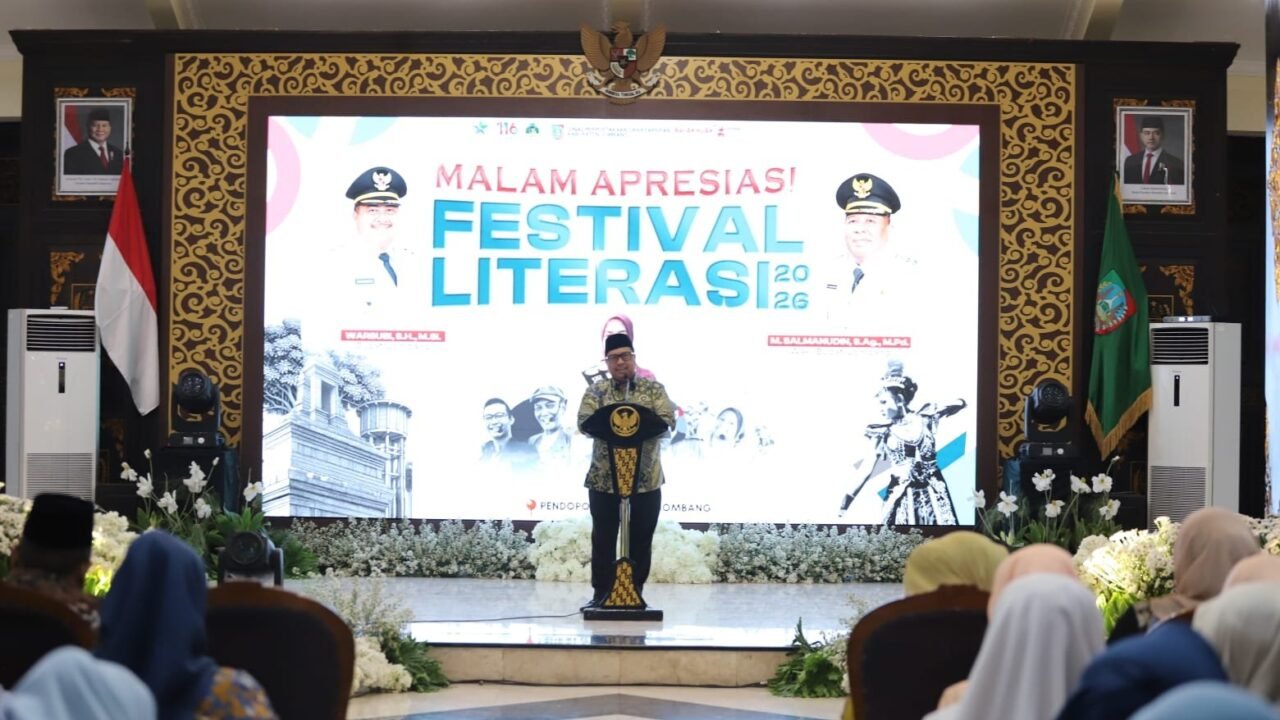 Festival Literasi Jombang 2026 Berakhir Meriah, Bupati Apresiasi Pelajar dan Penggerak Perpustakaan